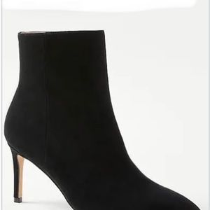 Straight Stiletto Heel Suede Booties Ann Taylor US size 9